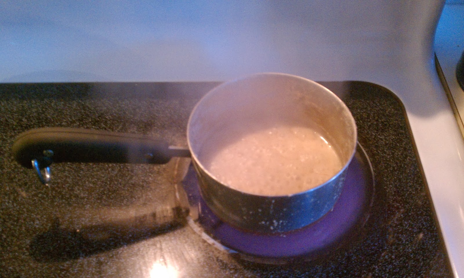 Distractions Testing boiling peanut butter in water preparation