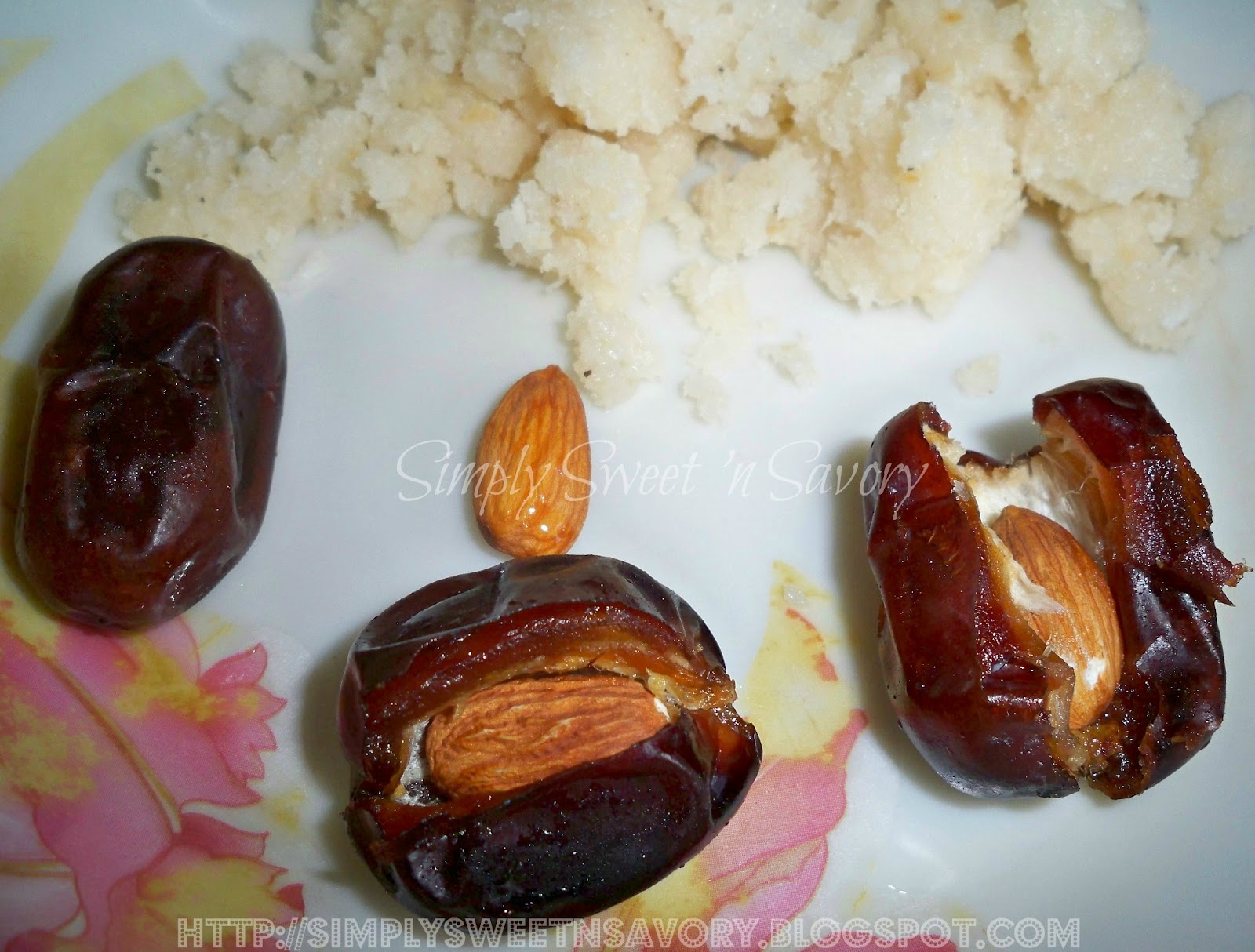 Simply Sweet 'n Savory Chocolate Dipped Date And Coconut Balls