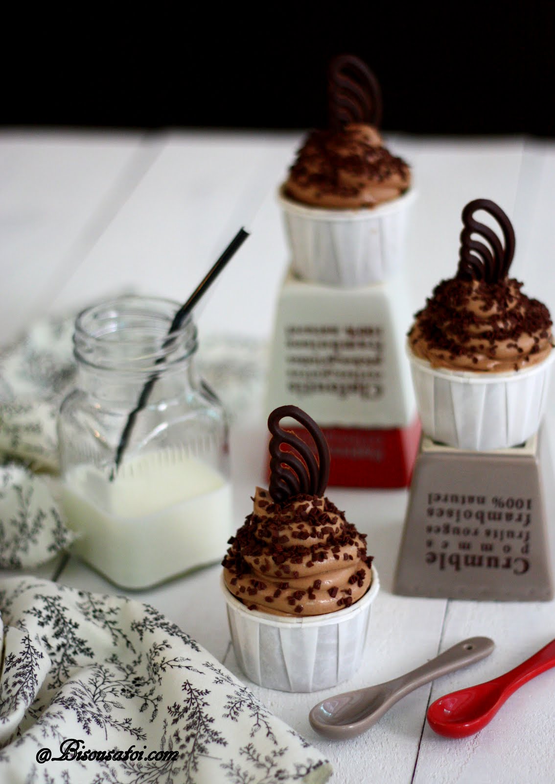 Caramel Banana Cake with French Chocolate Buttercream Bisous À Toi