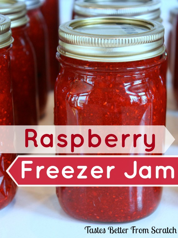 Raspberry Freezer Jam Tastes Better From Scratch
