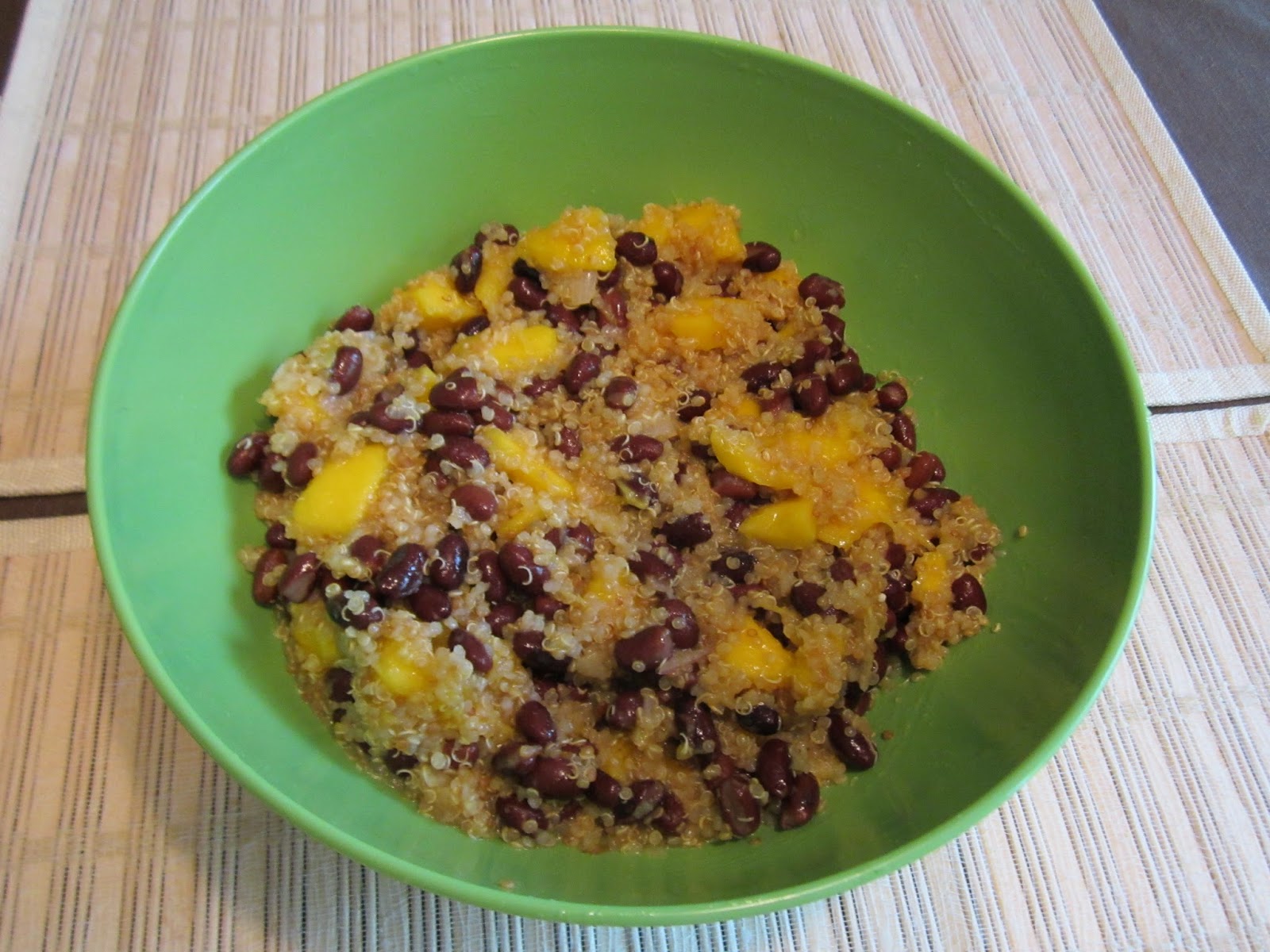 My Dandy Life Quinoa (or Kale),Black Bean and Mango Salad