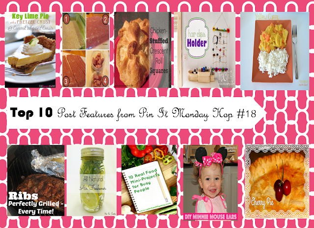 Top 10 Post Features from Pin It Monday Hop#18