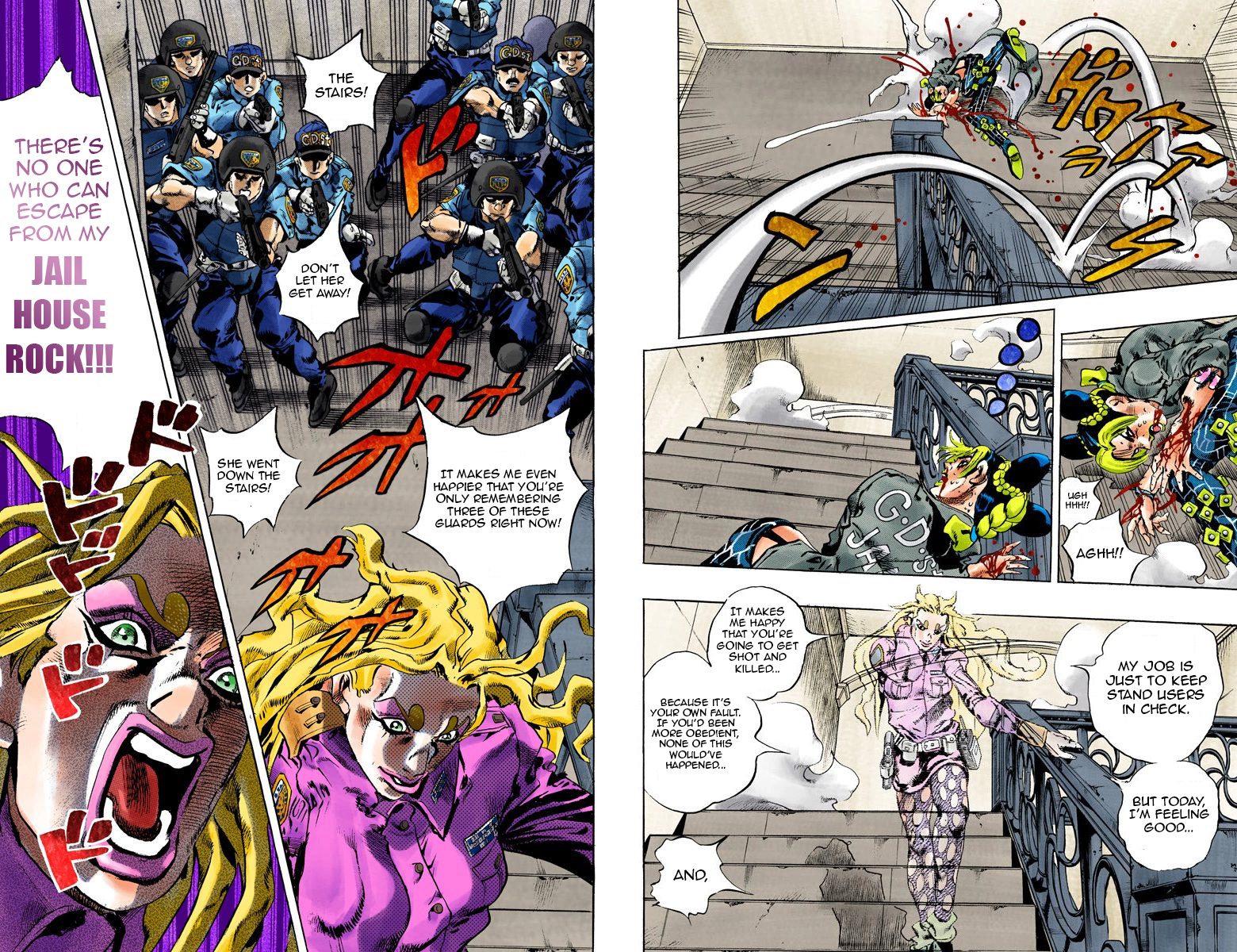 JoJo's Colored Adventure Team Jail House Lock! Part 6