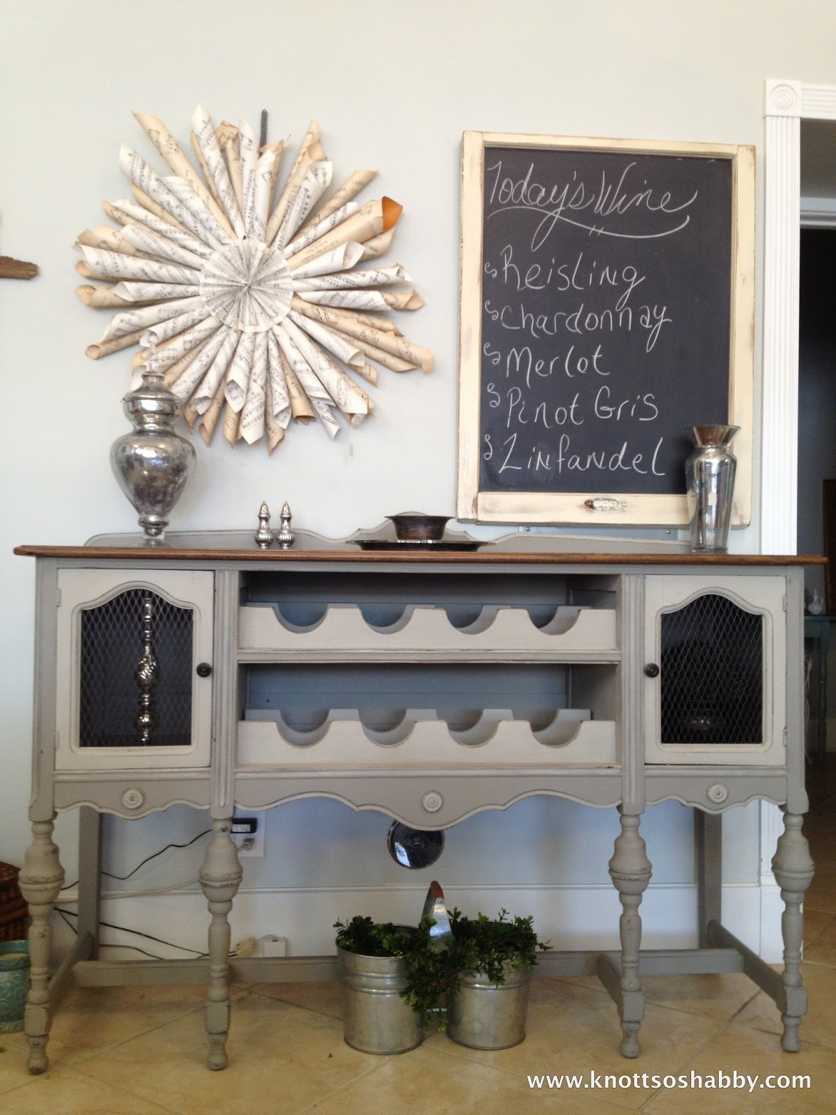 BLISS&BLOSSOM Repurposing an Antique Buffet