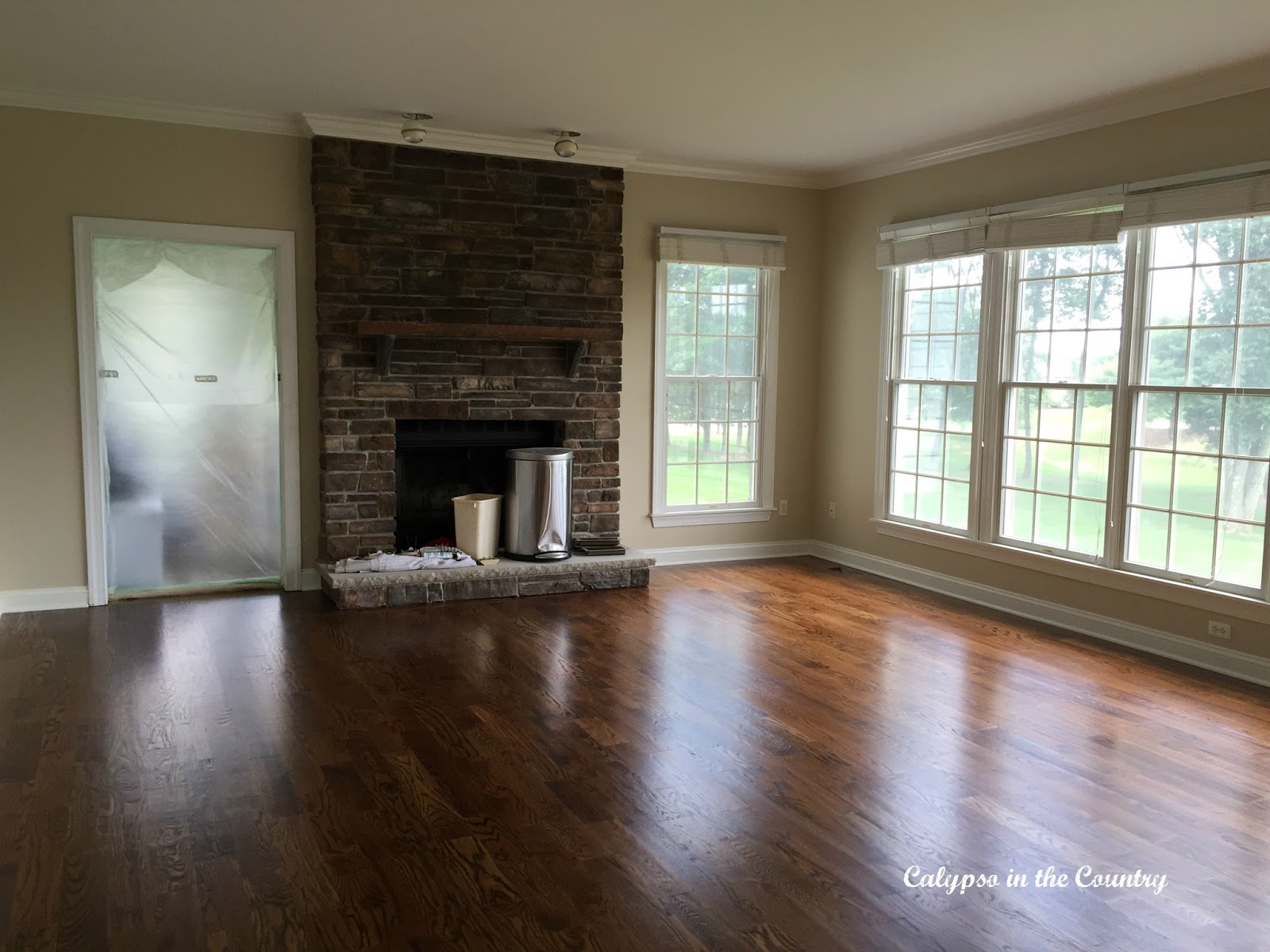 The Hardwood Floors Are Finished Minwax Provincial Calypso In