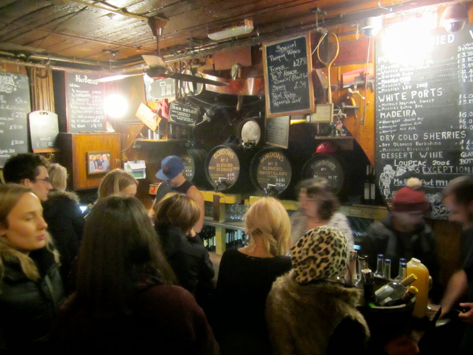 Stroud Is All Over the Place Gordon's Oldest Wine Bar In London