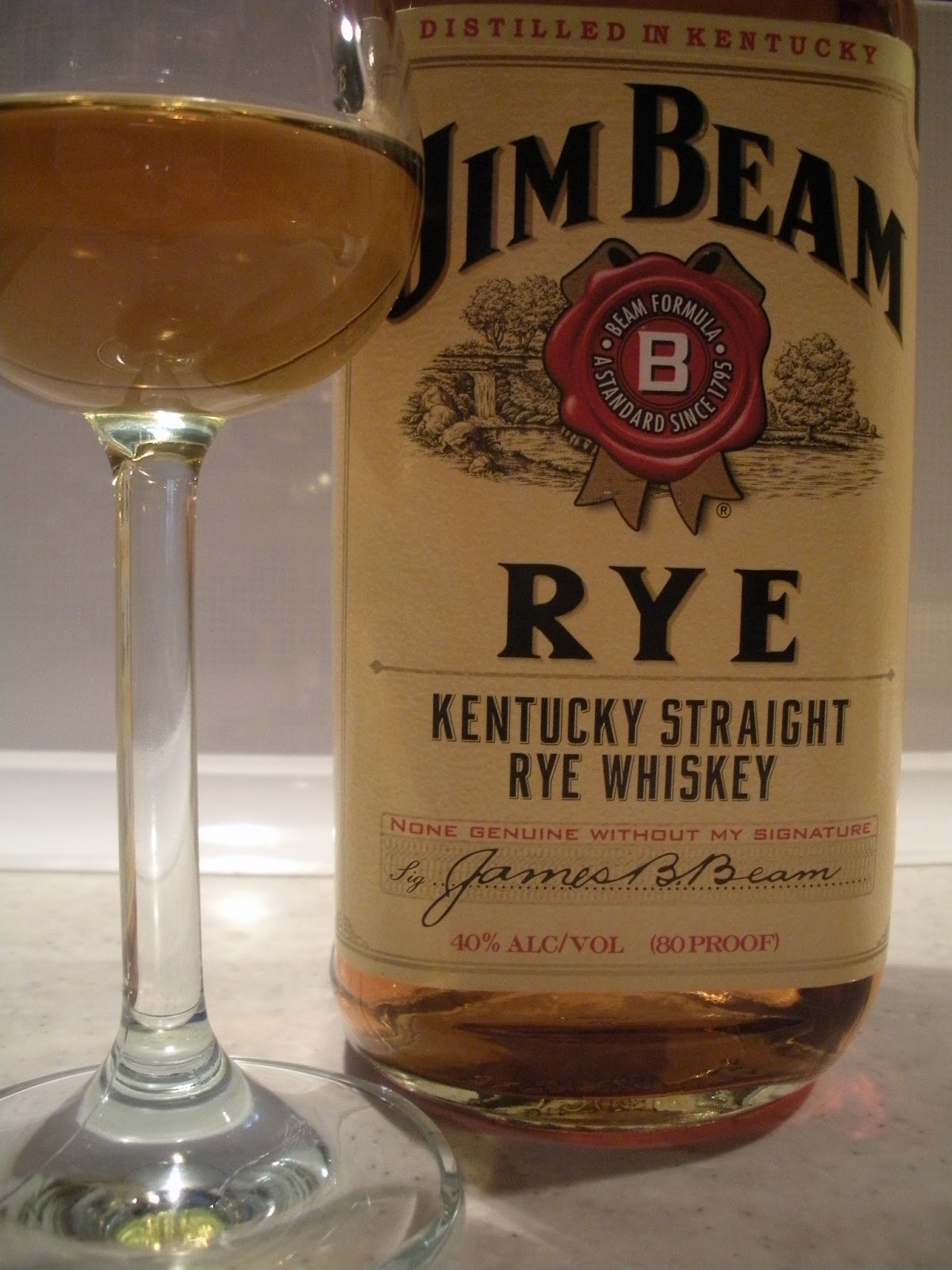 Degustacje piwo, whisky i inne trunki Jim Beam Rye