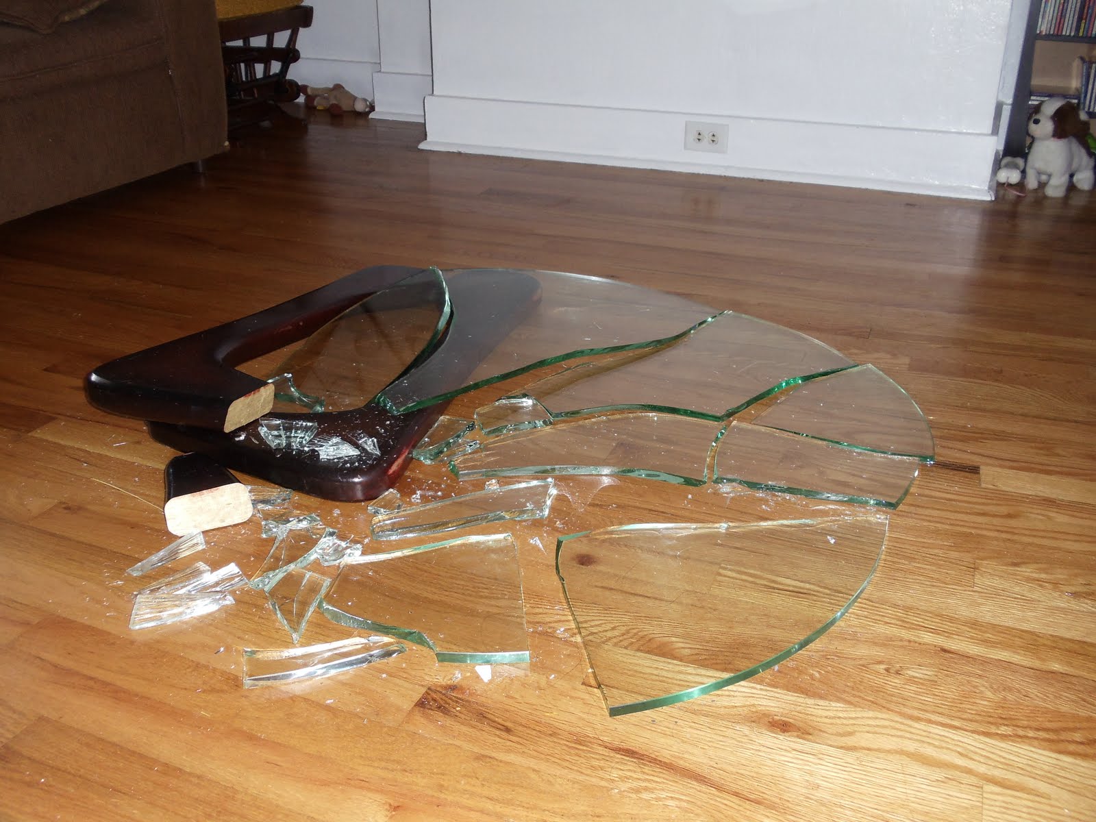 Friday Photo Flashback Heirloom Glass Table