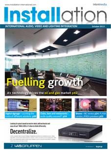 Installation 160 - October 2013 | ISSN 2052-2401 | TRUE PDF | Mensile | Professionisti | Tecnologia | Audio | Video | Illuminazione
Installation covers permanent audio, video and lighting systems integration within the global market. It is the only international title that publishes 12 issues a year.
The magazine is sent to a requested circulation of 12,000 key named professionals. Our active readership primarily consists of key purchasing decision makers including systems integrators, consultants and architects as well as facilities managers, IT professionals and other end users.
If you’re looking to get your message across to the professional AV & systems integration marketplace, you need look no further than Installation.
Every issue of Installation informs the professional AV & systems integration marketplace about the latest business, technology,  application and regional trends across all aspects of the industry: the integration of audio, video and lighting.