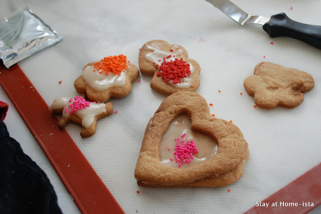 heart sandwich cookies