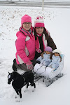 Fun in the snow with dolls!