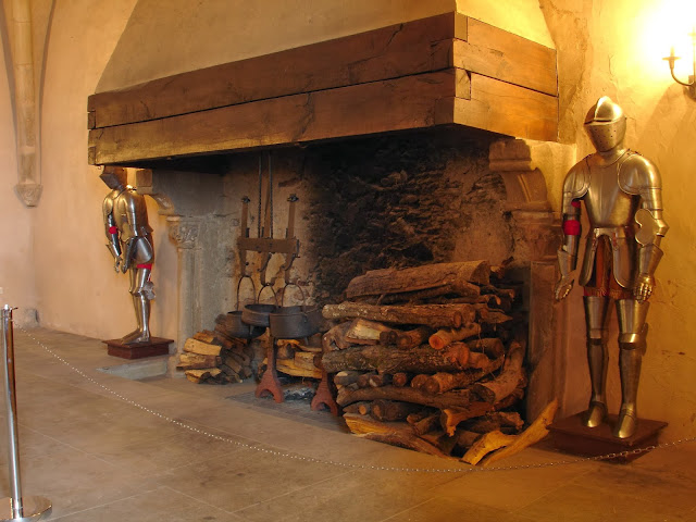 Lareira da sala dos cavaleiros Castelo de Vianden