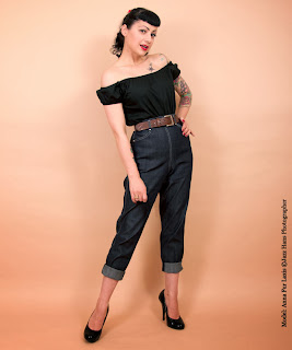 1950s jeans outfit