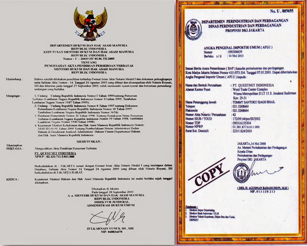 Legalitas indonesia