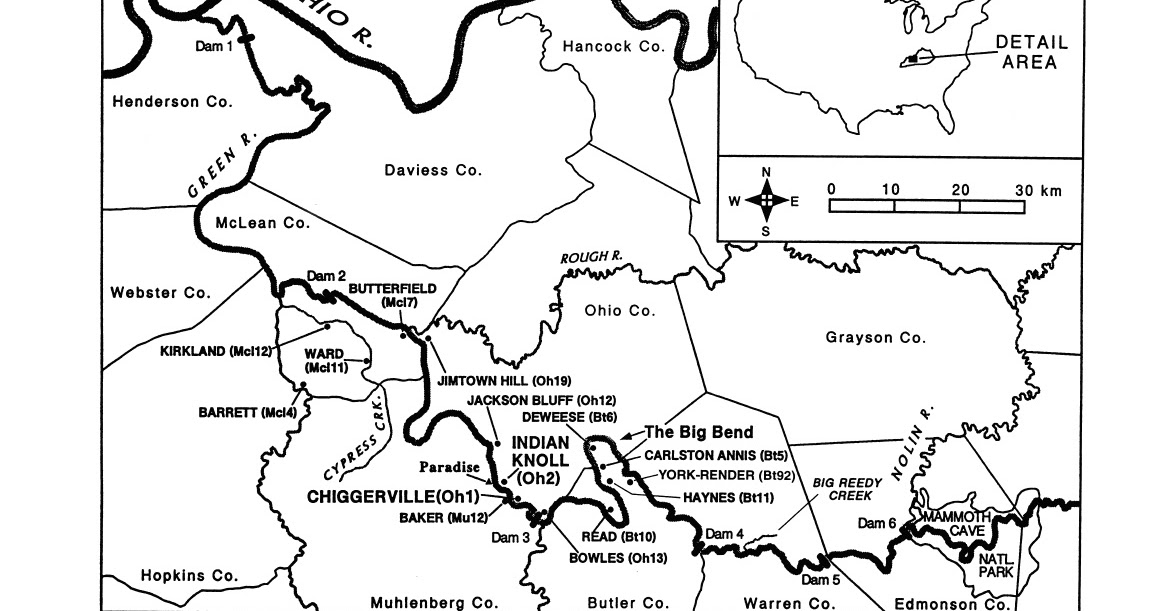 Ohio County, Kentucky History INDIAN KNOLL