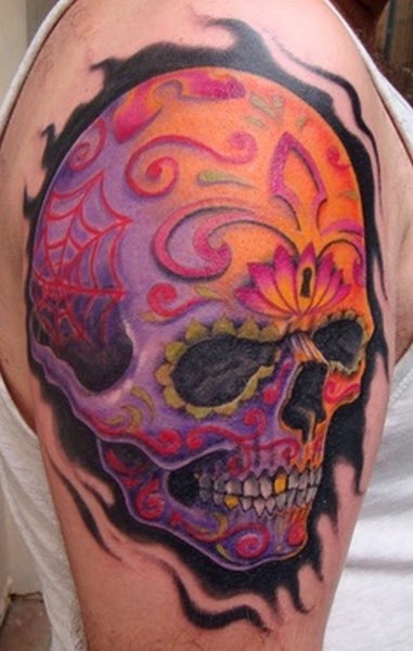 Tattoo Tengkorak Di Pangkal Tangan Gambar Seni Tattoo