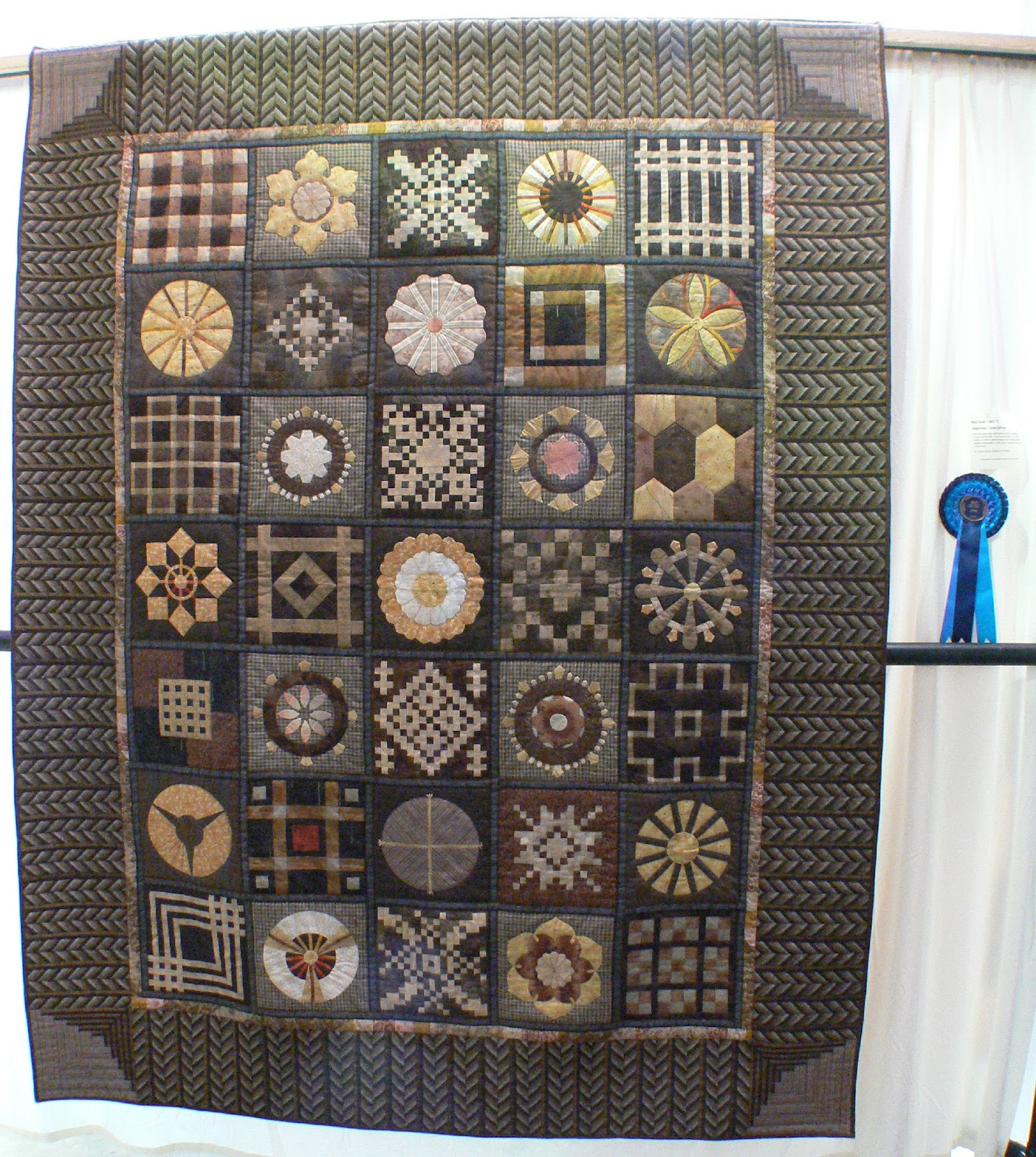 sashiko and other stitching Great Northern Quilt Show, Harrogate