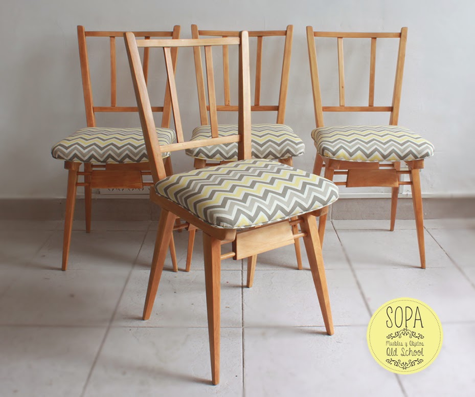 Sopa muebles y objetos old school: sillas americanas marty Muebles amercanos