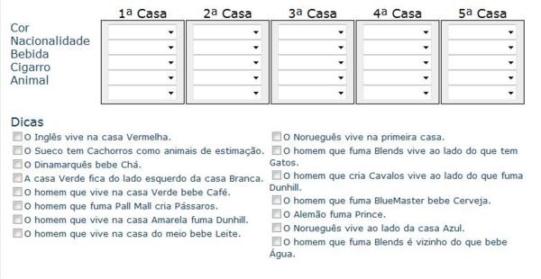 Como Resolver o Teste de QI de Einstein 