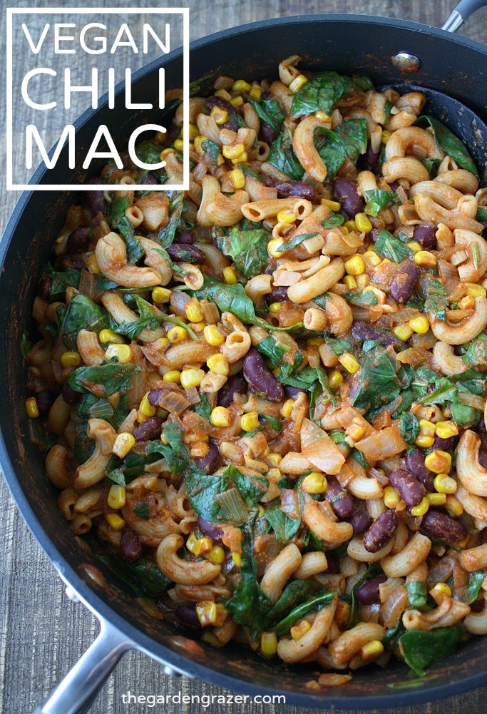 The Garden Grazer Vegan Chili Mac (30 minute!)