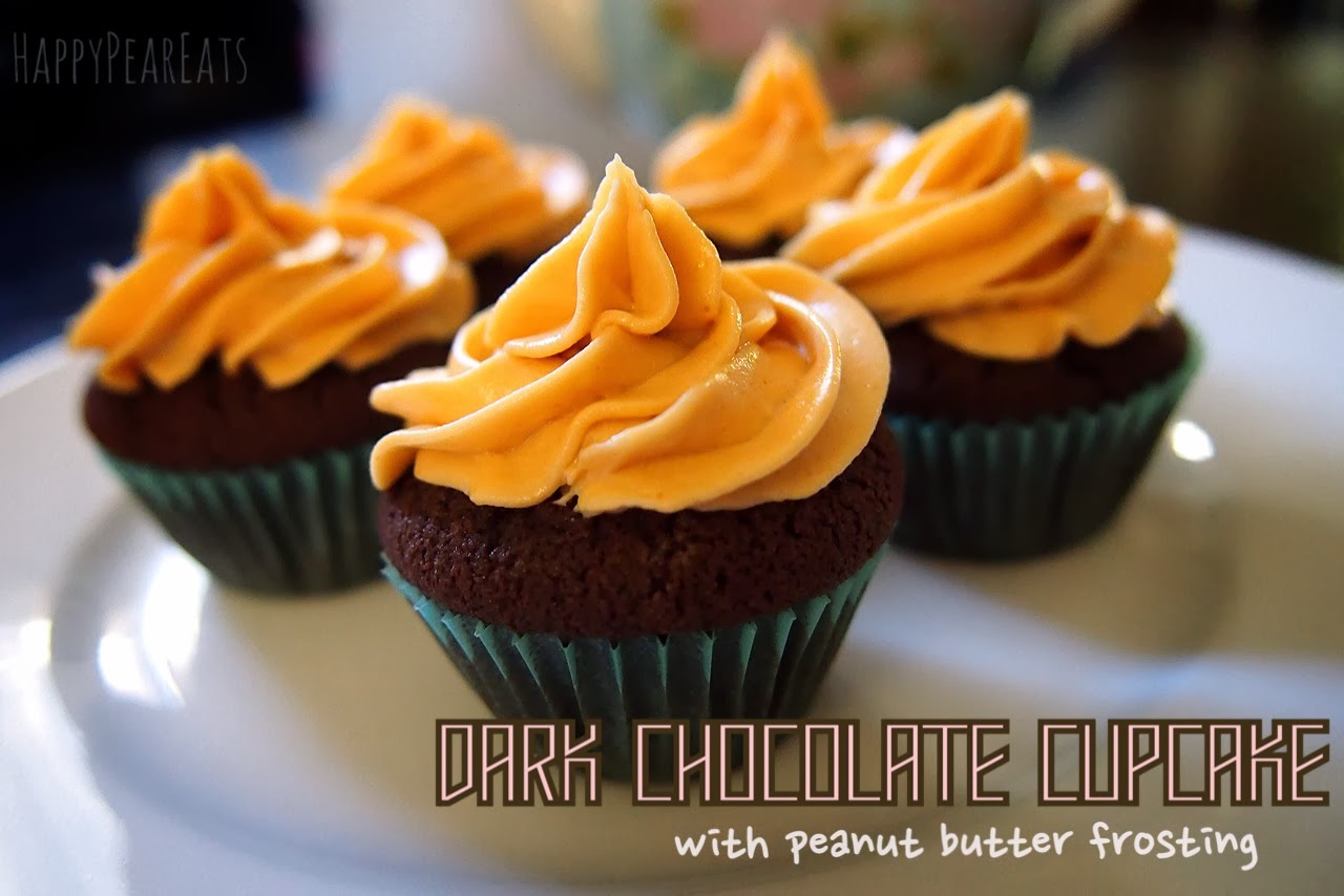 Dark Chocolate Peanut Butter Cupcakes Dark Chocolate Peanut Butter Cupcakes