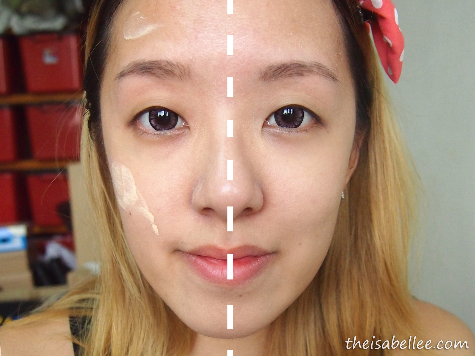 Before and after Beauty Talk 3D Refining Day Cream