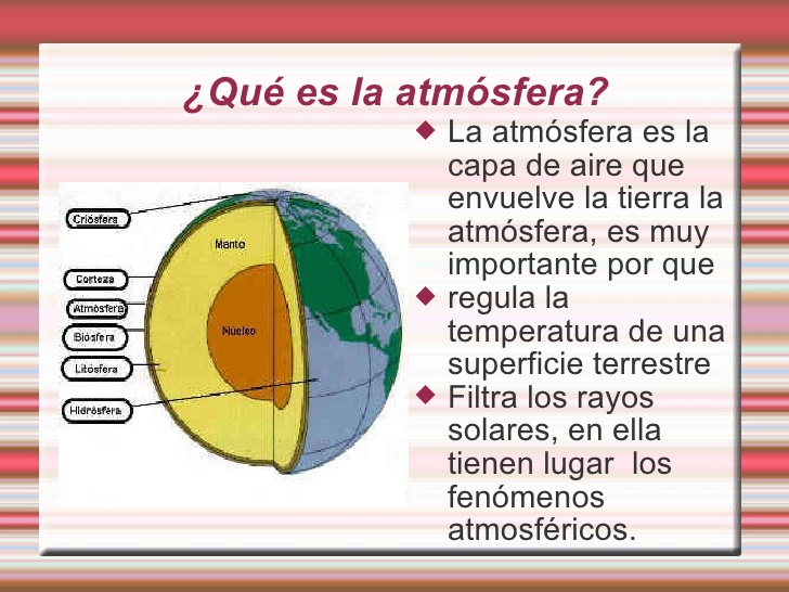 Tema1 CC SS  La atmósfera