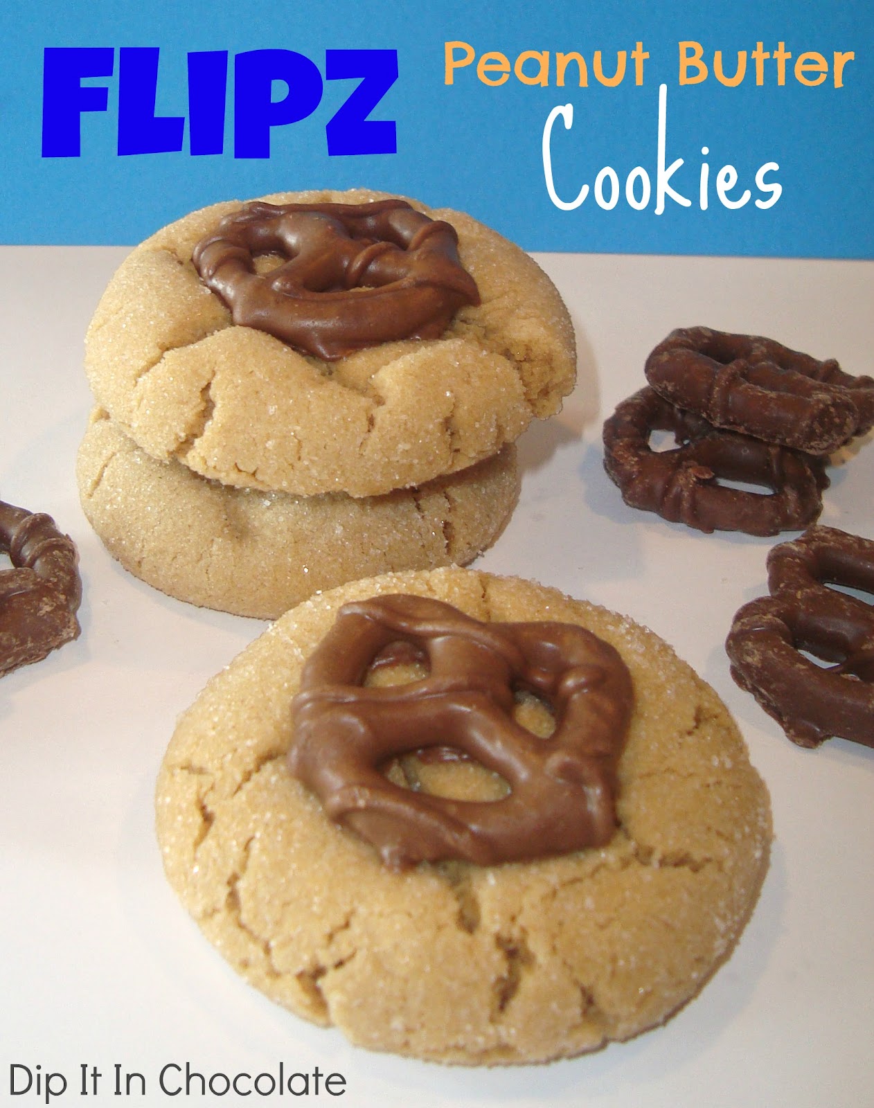 Peanut Butter Flipz Cookies {Basic PB Cookies} Dip it in Chocolate