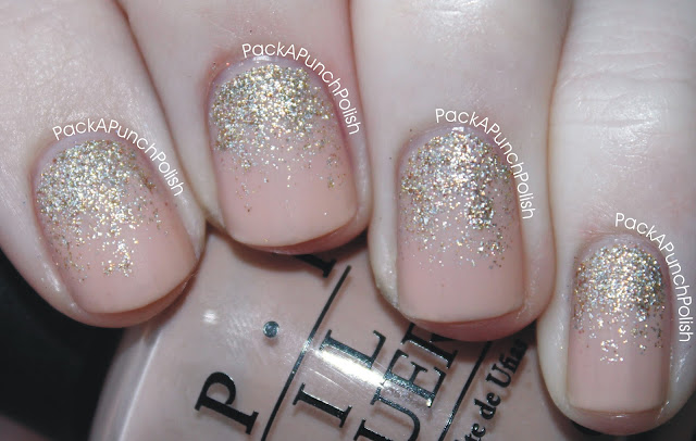 Glitter gradient nail art ft. Girly Bits & Digital Nails 