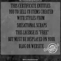 Soxsational Scraps License