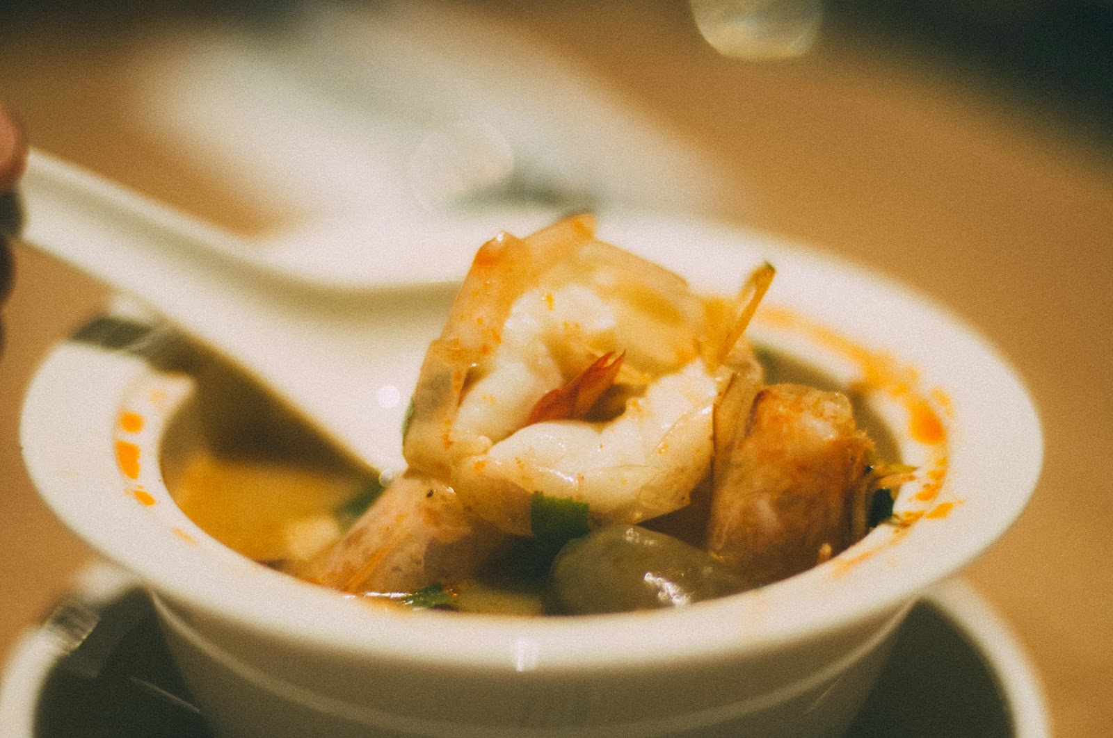 Tom Yam Goong Tom Yum soup with Sea Prawns