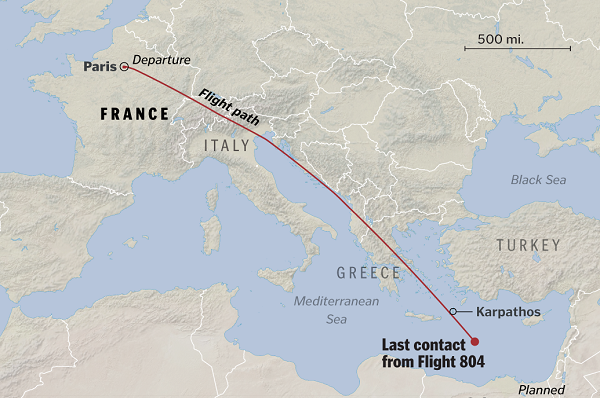 EgyptAir: Τι γνωρίζουμε για τη μοιραία πτήση σε διαγράμματα -Η κατακόρυφη βουτιά θανάτου EgyptAir: Τι γνωρίζουμε για τη μοιραία πτήση σε διαγράμματα -Η κατακόρυφη βουτιά θανάτου