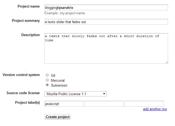 hosting js files to googlecode.com