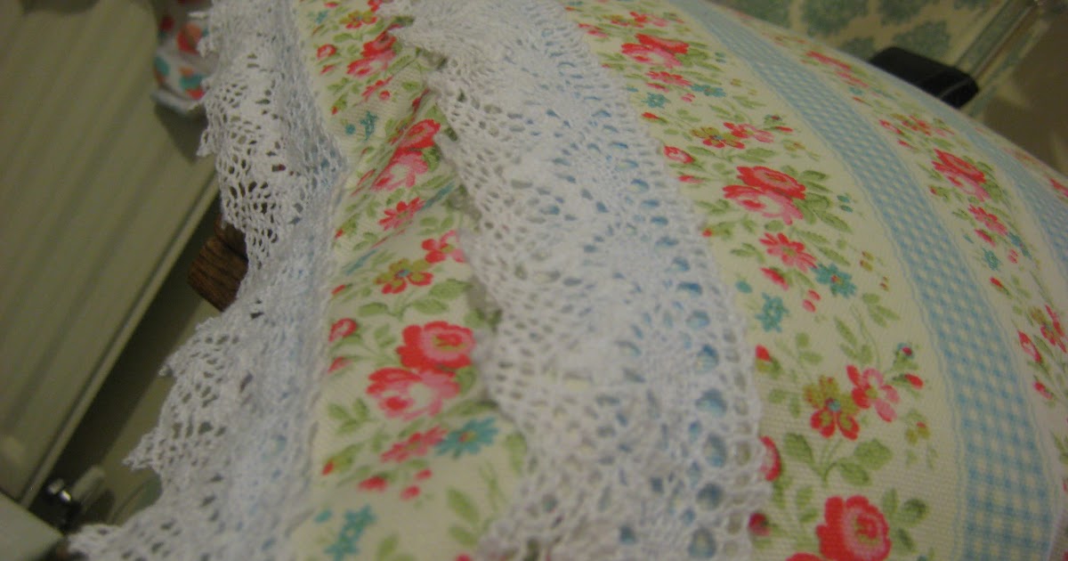 Hand Sewn Lace Vintage Cushion Crafternoon Teas