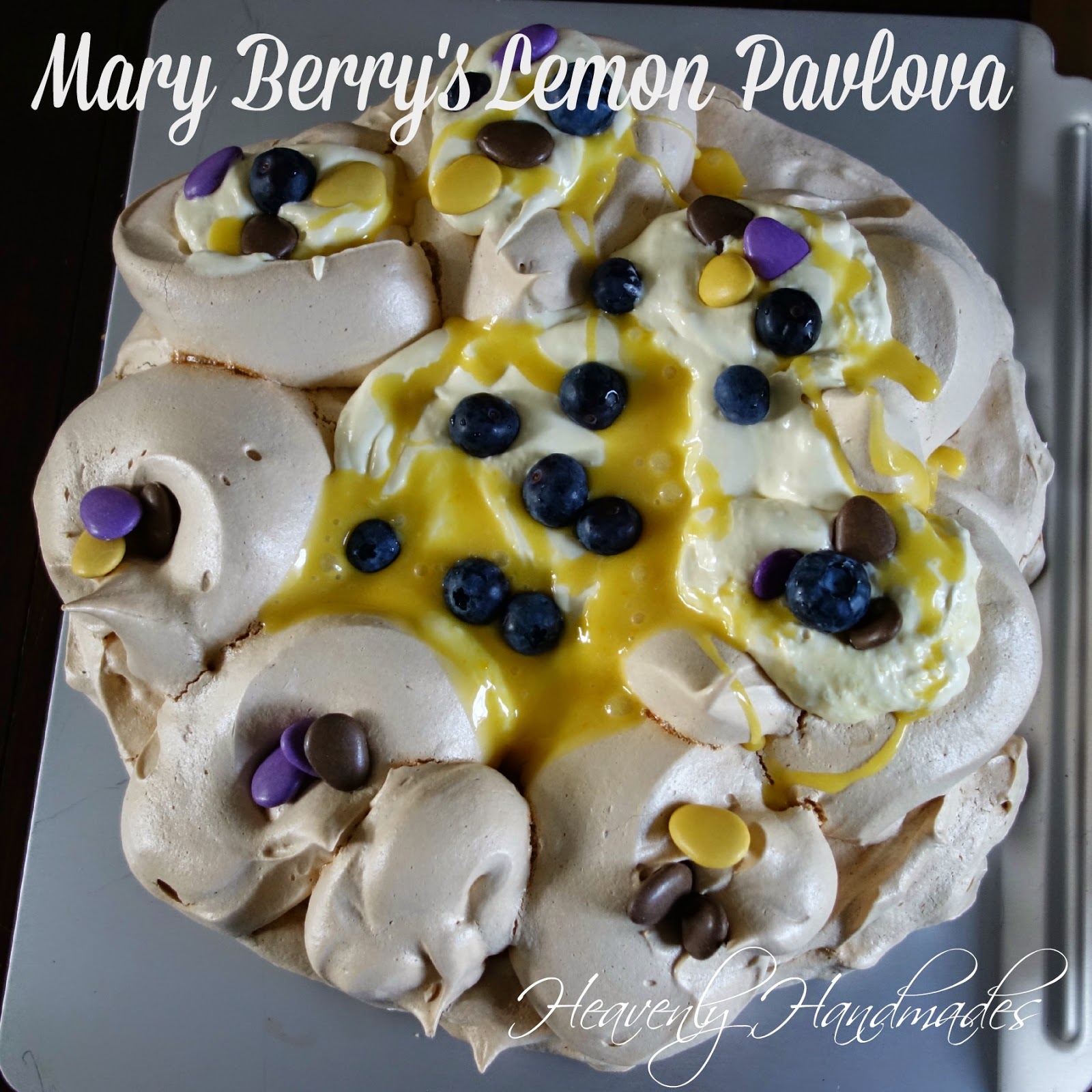 Mary Berry's Lemon Pavlova Heavenly Handmades