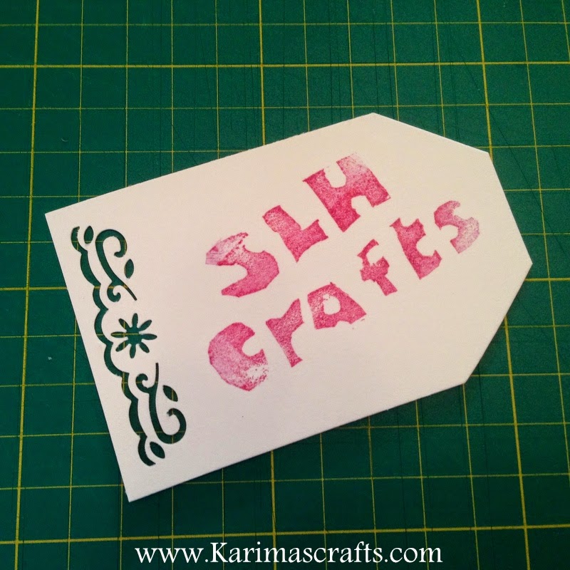 Karima's Crafts DIY Rubber Stamp Tutorial