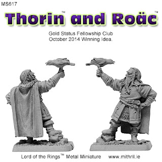 Thorin and Roac | Mithril Miniatures metal figure.