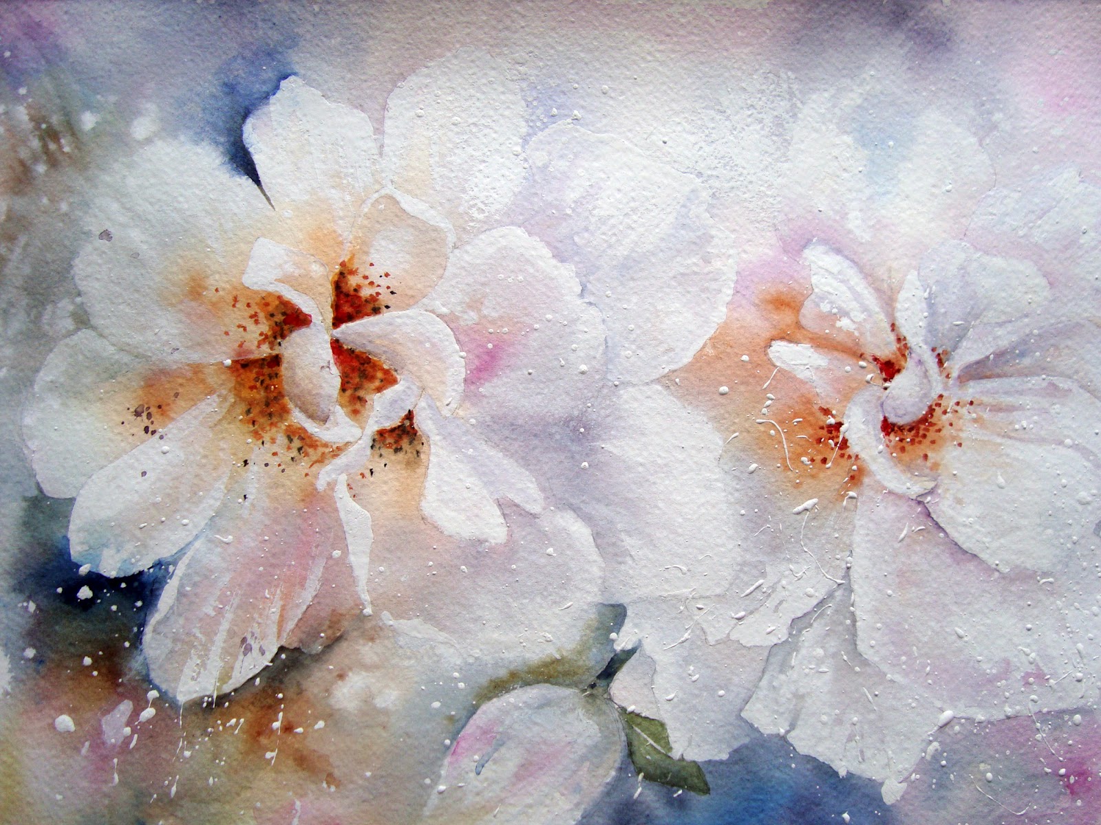 Watercolour Florals More White Gouache