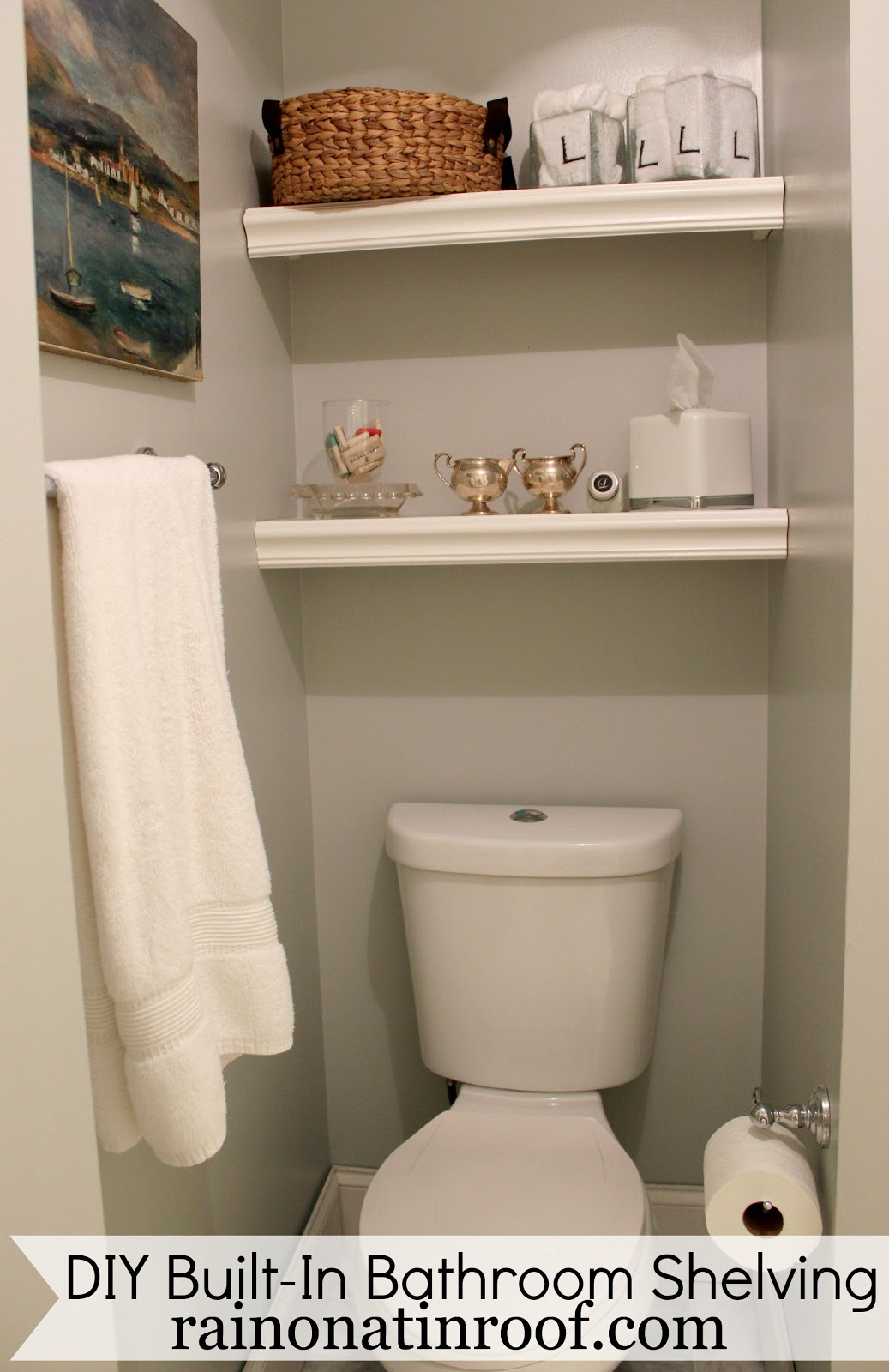Bathroom Shelves Over Tub Shelves In Master Bathroom