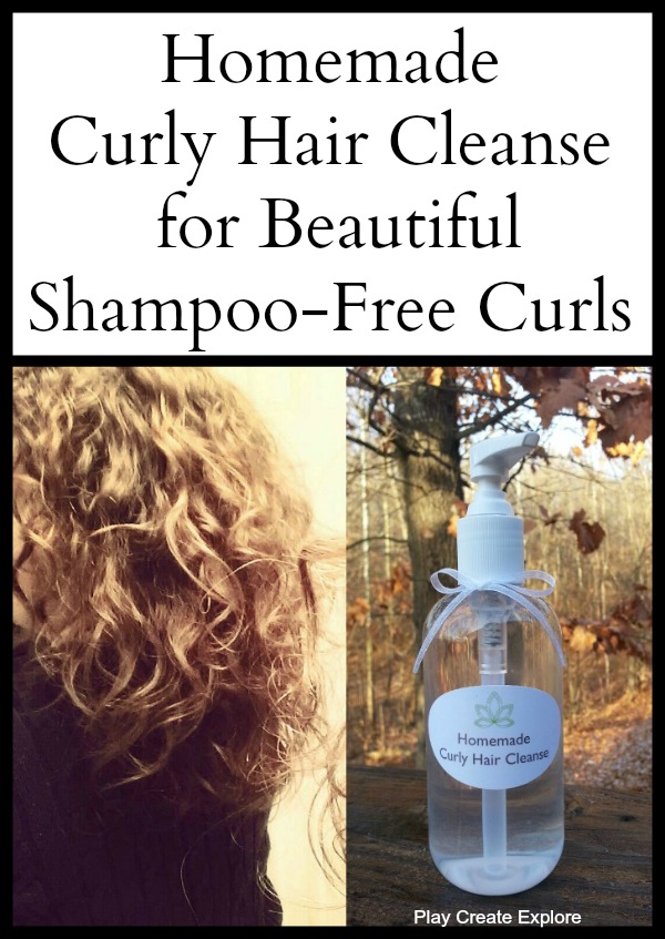 Play Create Explore: Homemade Curly Hair Cleanse for Shampoo Free Curls