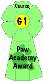Jeg har fullført Paw Academy Award G1