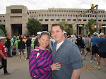 Me and Hubby before the Mini 2011