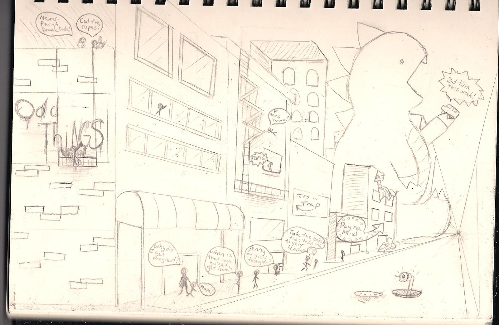 Easy perspective drawing for kids image