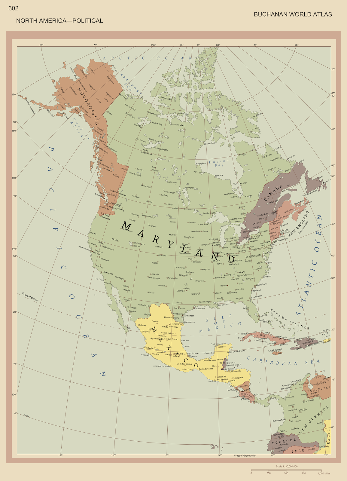 Alternate History Weekly Update Map Monday The World Cromwell Made on