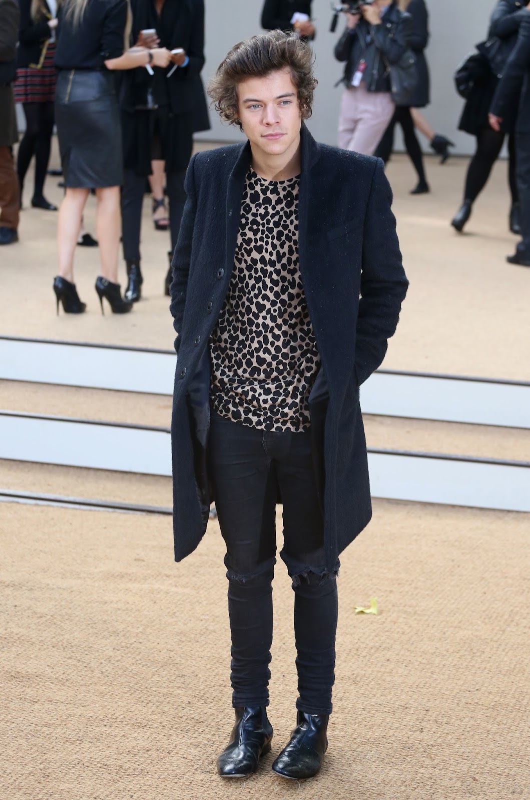 Harry styles at london fashion week Harry styles at london fashion week