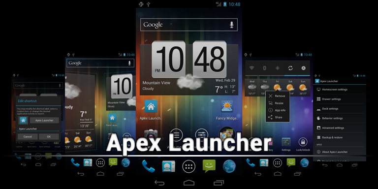 apex launcher classic uptodown