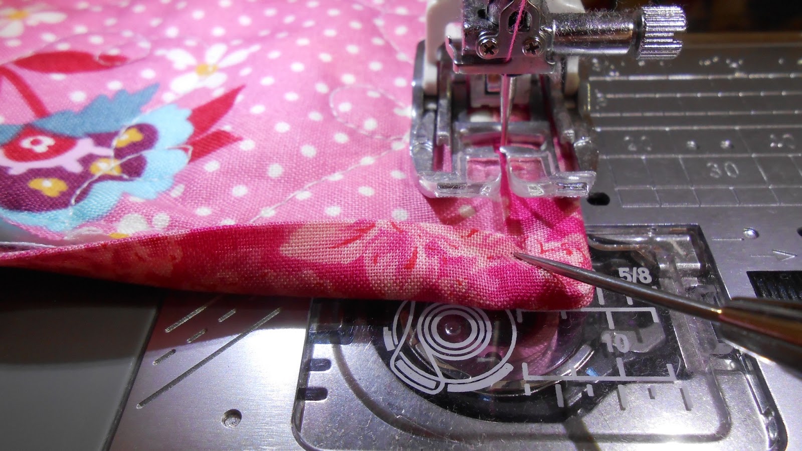 Because I say sew ;) Machine Binding made simple....Part 2 (the front)