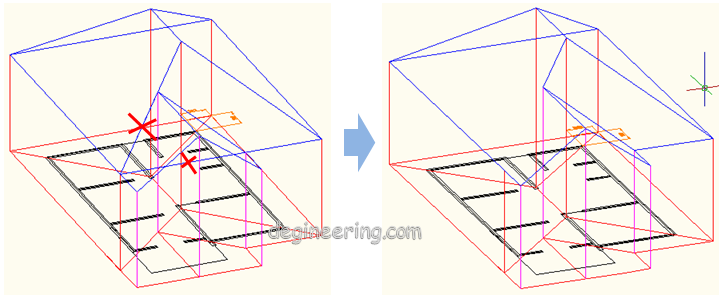 Gambar 17. Trim garis yang tidak dipakai Gambar 17. Trim garis yang tidak dipakai
