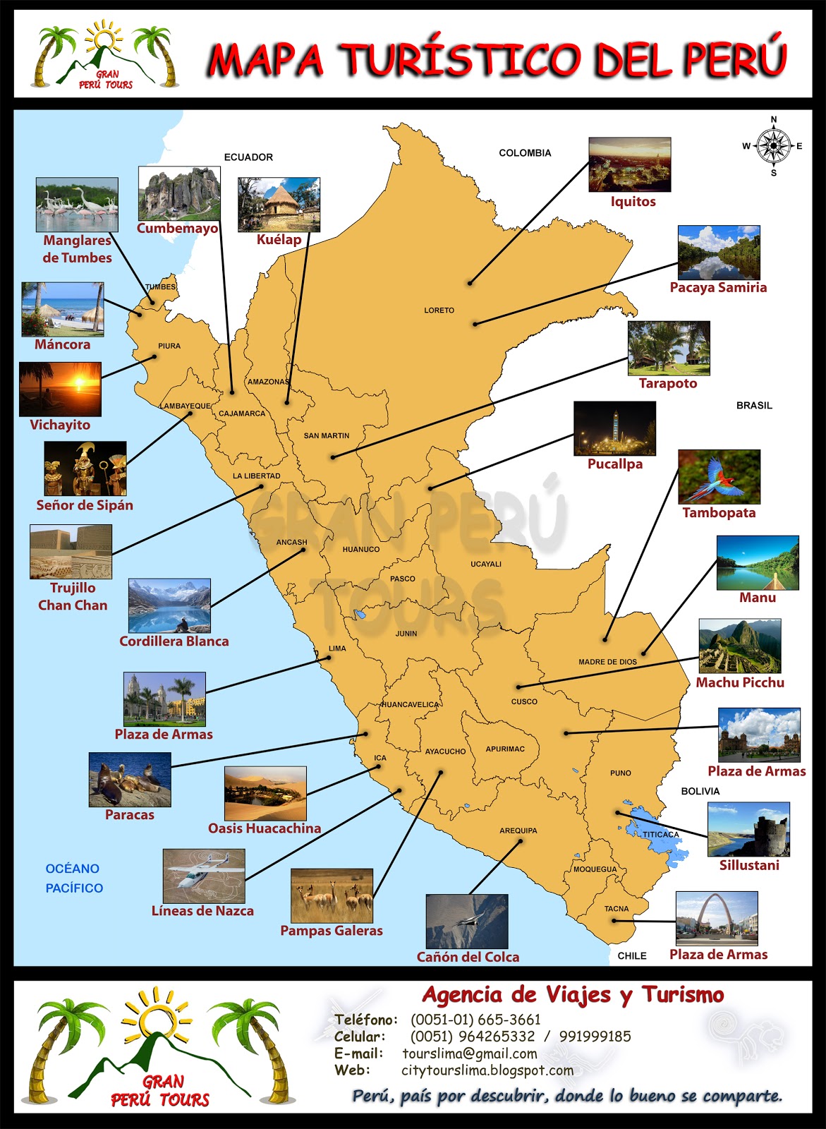 Informacion Sobre Lugares Turisticos Mapa