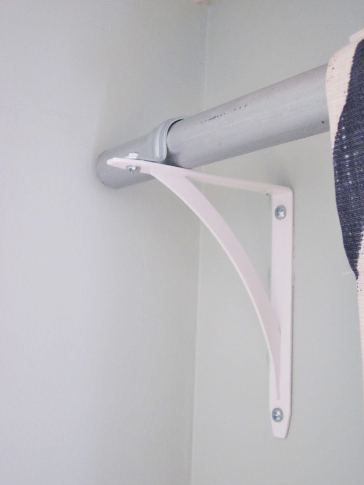 How To Clean A Shower Curtain Curtain Rod Hanger Brackets